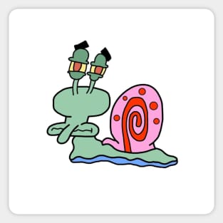 Squidward Snail Sticker